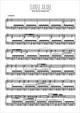 Téléchargez l'arrangement pour piano de la partition de Casse-noisette, Danse arabe en PDF